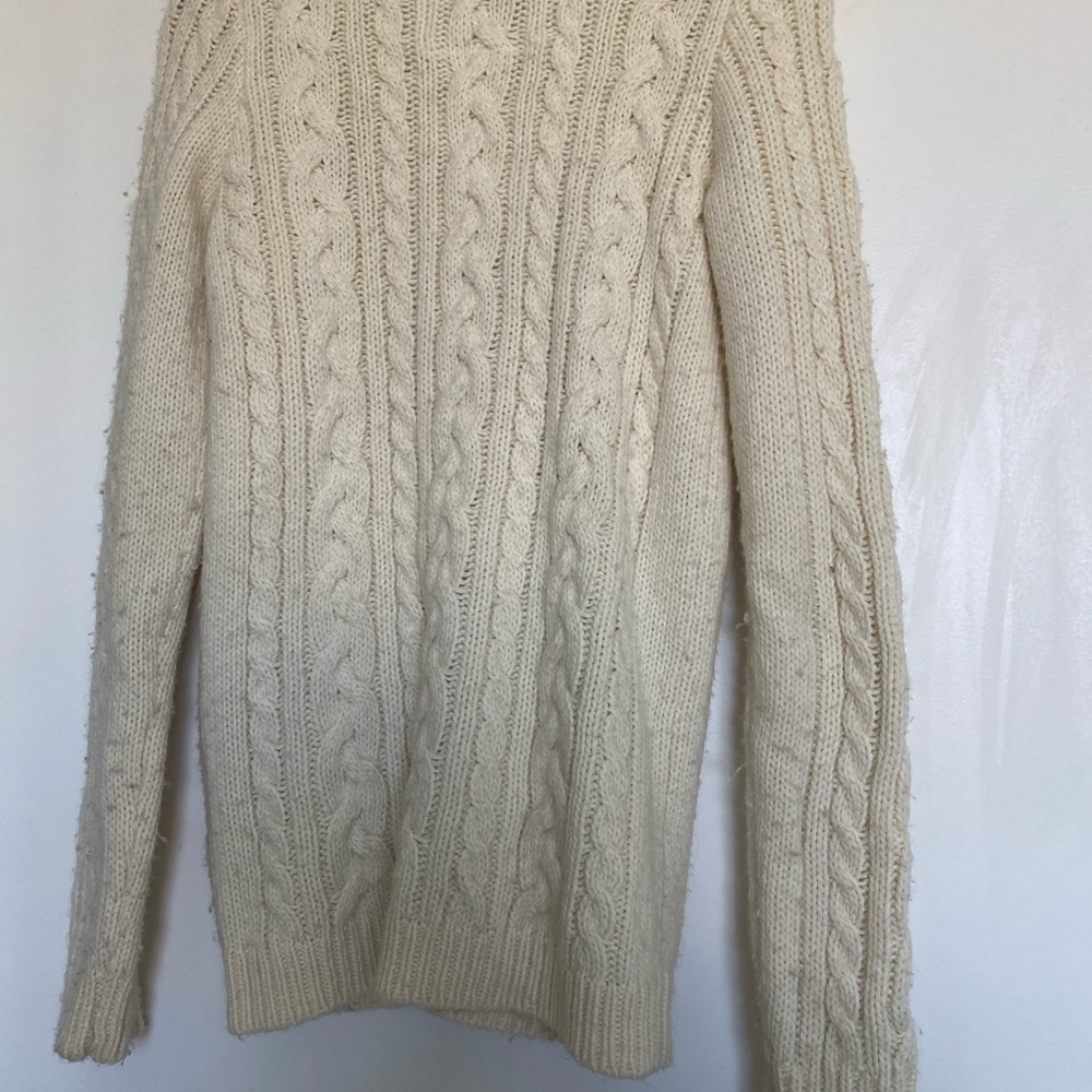 Vintage Abercrombie & Fitch Cardigan Alpaca Sweater Size L - Picture 6 of 8